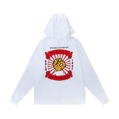 Dickies White Tiger Hoodie Unisex Cartoon Design DK009801C4D