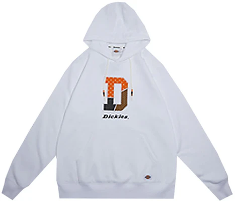 Dickies Winter Fleece Hoodie White Printed Sweatshirt DK009469C4D1 Buy Dickies Winter Fleece Hoodie White Printed Sweatshirt DK009469C4D1