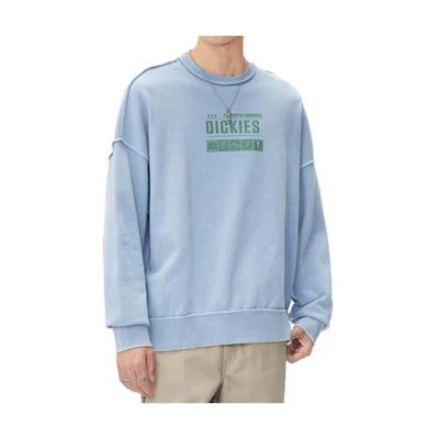 Dickies Workwear-Inspired Blue Crewneck Sweatshirt DK010960-CD6