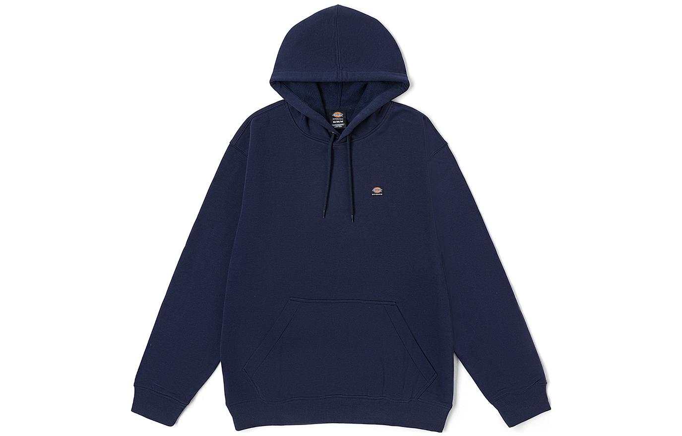 Dickies Workwear-Inspired Fleece Hoodie Deep Navy Blue DK011270-B29