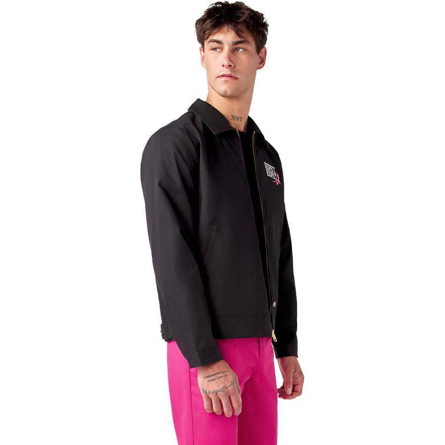 Lookbook Dickies x BCA x DABEIYUZHOU Letter Print Casual Jacket - Fashion Outerwear DK012222