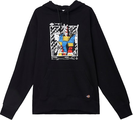 Dickies x Gundam Cartoon Print Unisex Long Sleeve Sweatshirt Black DK008470BLK Buy Dickies x Gundam Cartoon Print Unisex Long Sleeve Sweatshirt Black DK008470BLK