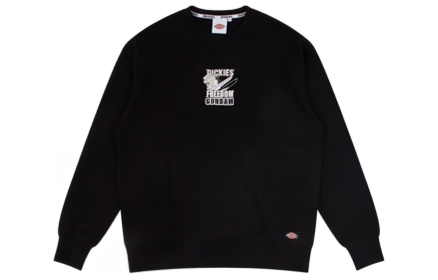 Dickies Gundam Collaboration Black Pullover Sweatshirt Unisex Casual Wear DK008468BLK