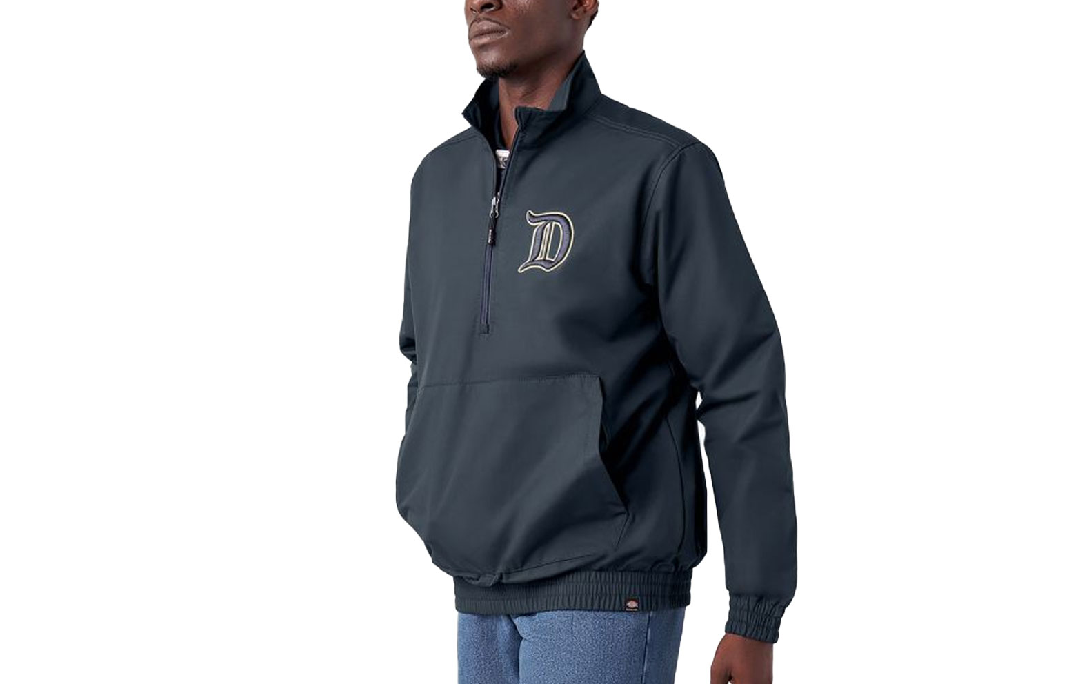 Dickies Guy Mariano Colorblock Logo Print Long Sleeve Sweatshirt Navy Men DK013045