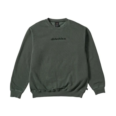 Dickies Jake Hayes Collaboration Crewneck Sweatshirt Green Tie-Dye () DK011798-CV3