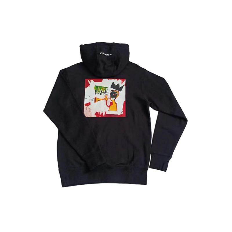 Dickies Jean-Michel Basquiat Hoodie Black Unisex Casual Collaboration DK008507BLK1