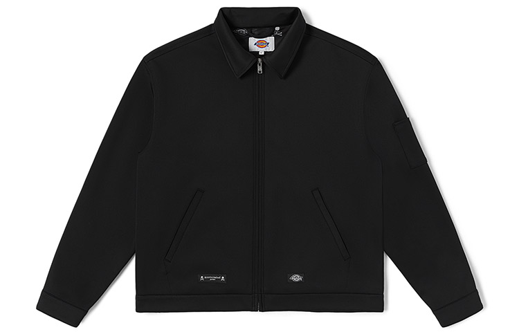 Dickies x mastermind JAPAN Reflective Print Long Sleeve Zip Jacket Black DK011445H29