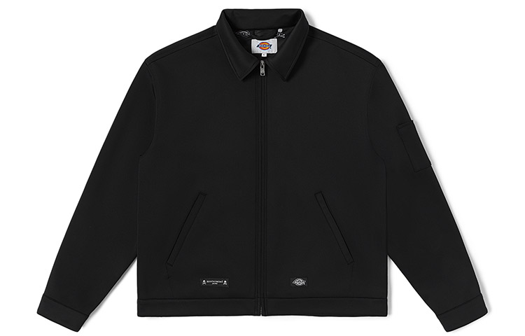 Dickies x mastermind JAPAN SS23 Logo Print Collared Jacket Black DK011445H30
