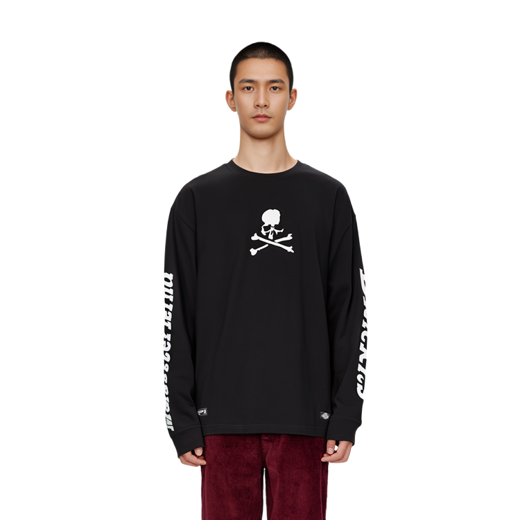 Sizing Dickies x mastermind JAPAN SS23 印花標誌圓領T恤 白/黑 男款 DK011443BLK1