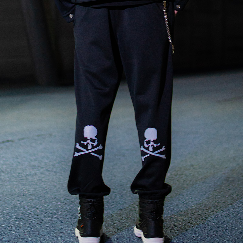 Purchase ディッキーズ x マスターマインド JAPAN SS23 ロゴプリントジョガーパンツ 白/黒 メンズ DK011446BLK