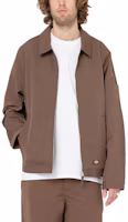 Shop Dickies x POP Trading Company Brown Workwear Casual Jacket. DK011822