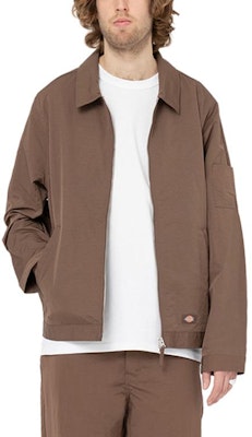 Dickies x POP Trading Company Jaket Kasual Coklat Kerja. DK011822 Shop Dickies x POP Trading Company Jaket Kasual Coklat Kerja. DK011822