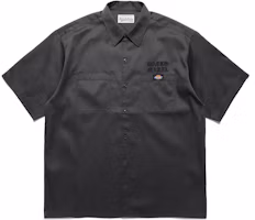 Order Dickies x WACKO MARIA SS24 Button-Up Shirt Unisex Charcoal with Embroidered Pocket. DC01-CH