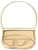Diesel 1DR Shoulder Bag Mirrored Leather Gold Diesel 1DR Shoulder Bag Mirrored Leather Gold