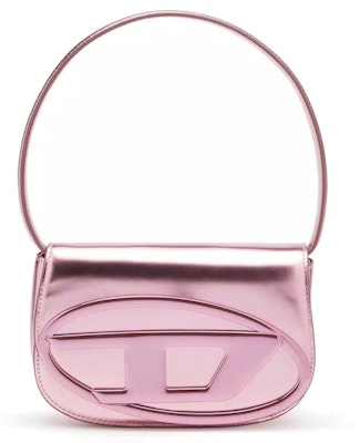 Diesel 1DR Shoulder Bag Mirrored Leather Pink Buy Diesel 1DR Shoulder Bag Mirrored Leather Pink