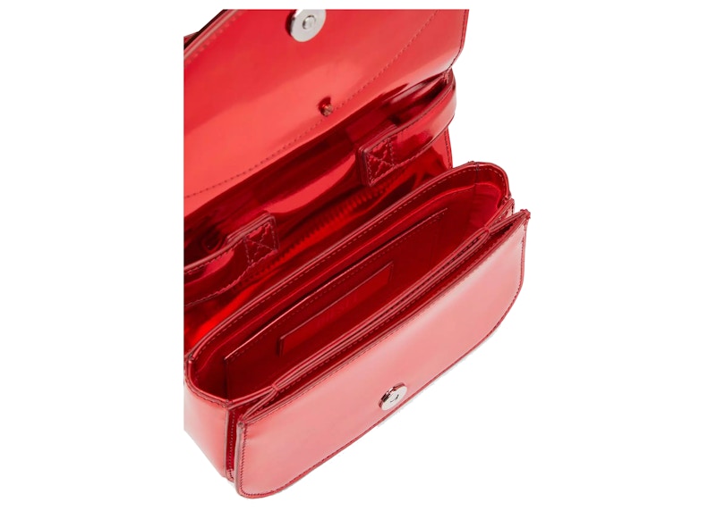 Lookbook Tas Bahu Diesel 1DR Kulit Cermin Merah