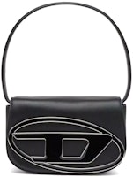 Diesel 1DR Shoulder Bag Nappa Leather Black Diesel 1DR Shoulder Bag Nappa Leather Black