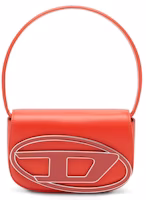 Diesel 1DR Shoulder Bag Nappa Leather Red Diesel 1DR Shoulder Bag Nappa Leather Red