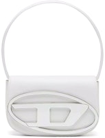 Diesel 1DR Shoulder Bag Nappa Leather White Diesel 1DR Shoulder Bag Nappa Leather White