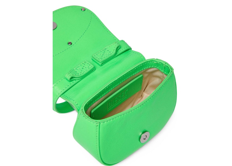 Lookbook ディーゼル 1DR XS ミニバッグ グリーン フルオ