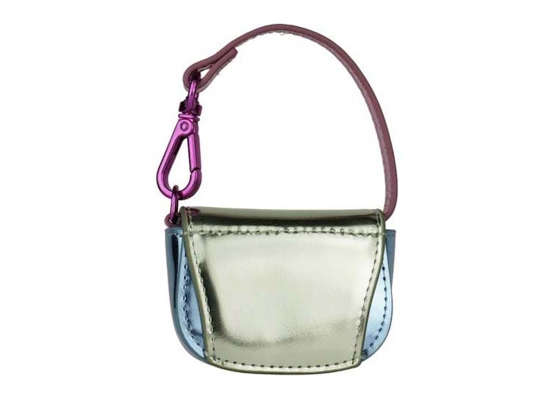 Order ディーゼル 1DR XXS アイコニック バッグチャーム ミラー レザー グリーン