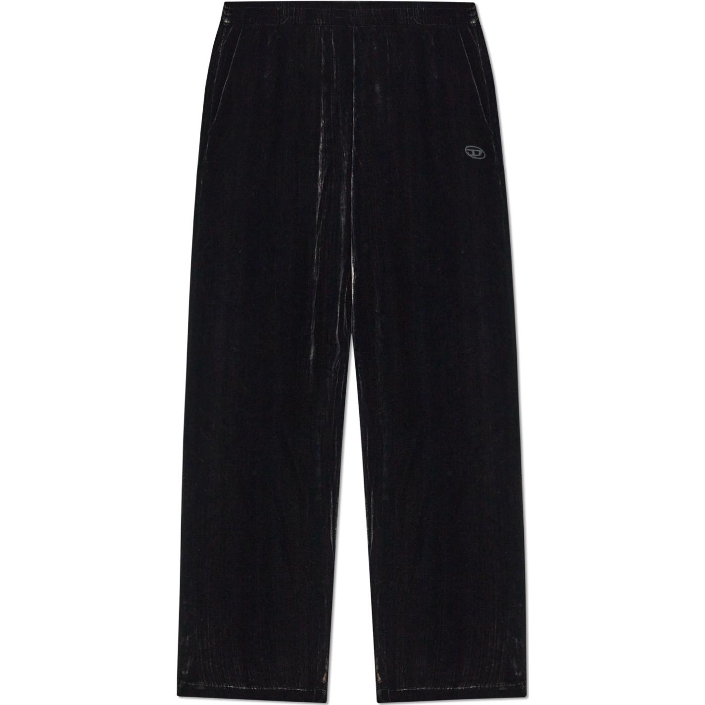 DIESEL  Black Casual Pants with Elastic Waist and Drawstring. A141200LIBW-9XX