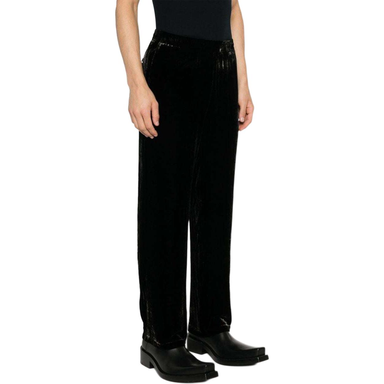 Purchase 디젤 블랙 캐주얼 팬츠 엘라스틱 웨이스트 & 드로스트링. A141200LIBW-9XX