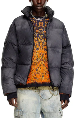 DIESEL ブラック カラーブロック ヴィンテージ スタンドカラー ジップアップジャケット A144010CBCS-9XXA Shop DIESEL ブラック カラーブロック ヴィンテージ スタンドカラー ジップアップジャケット A144010CBCS-9XXA