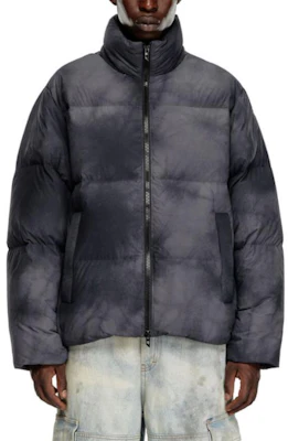 DIESEL ブラック カラーブロック ヴィンテージ スタンドカラー ジップアップジャケット A144010CBCS-9XXA Purchase DIESEL ブラック カラーブロック ヴィンテージ スタンドカラー ジップアップジャケット A144010CBCS-9XXA