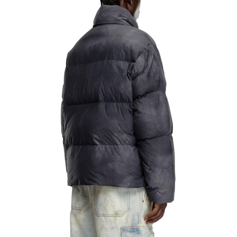 Details for DIESEL ブラック カラーブロック ヴィンテージ スタンドカラー ジップアップジャケット A144010CBCS-9XXA