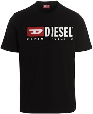 DIESEL Black Crew Neck T-Shirt with Logo Print A114210BLAP-900 Order DIESEL Black Crew Neck T-Shirt with Logo Print A114210BLAP-900