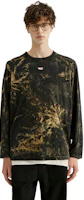 Details for DIESEL ブラック ディストレスト ダイ ロングスリーブ プルオーバー Tシャツ. A133840KLAC-9XXA