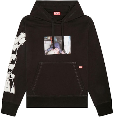 DIESEL Black Graphic Print Sweatshirt - Comfortable and Stylish A035920IEAX-9XX Buy DIESEL Black Graphic Print Sweatshirt - Comfortable and Stylish A035920IEAX-9XX