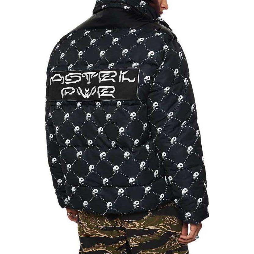 Lookbook 디젤 블랙 그래픽 프린트 집업 코튼 자켓 00SYIF0NAZD