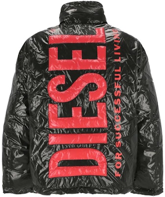 디젤 블랙 하이넥 집업 로고 자켓 긴소매 캐주얼웨어. A106070JKKL-9XX Lookbook 디젤 블랙 하이넥 집업 로고 자켓 긴소매 캐주얼웨어. A106070JKKL-9XX