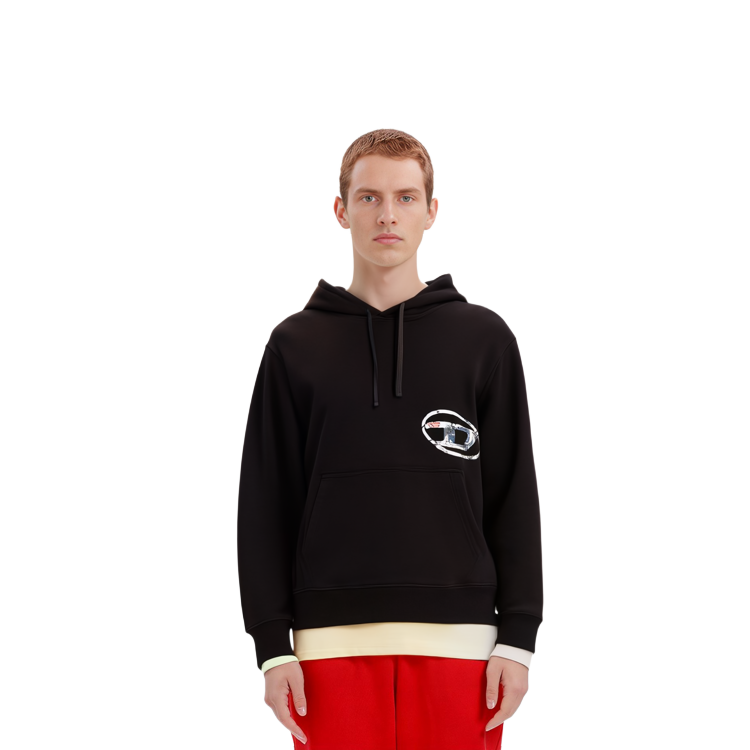 Purchase DIESEL Sudadera Negra con Estampado de Logo Diseño Casual. A110800JFAV