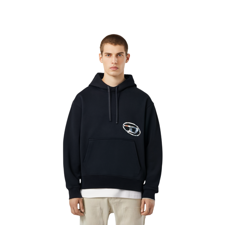 Cheap DIESEL Sudadera Negra con Estampado de Logo Diseño Casual. A110800JFAV
