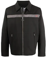 DIESEL Black Long Sleeve Jacket with Logo Print. A036740NUNB9XX DIESEL Black Long Sleeve Jacket with Logo Print. A036740NUNB9XX