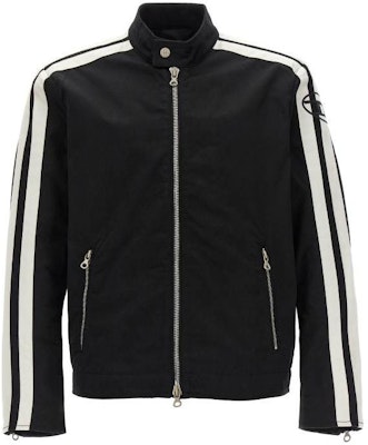 DIESEL Black Long Sleeve Zip-Up Jacket with Stand Collar A104860HYZI9XX Order DIESEL Black Long Sleeve Zip-Up Jacket with Stand Collar A104860HYZI9XX