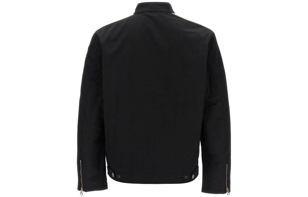 Lookbook DIESEL Jaket Lengan Panjang Hitam dengan Kolar Berdiri dan Zip Depan A104860HYZI9XX