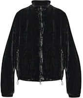 DIESEL Black Loose-Fit Ribbed Hem Drop Shoulder Jacket. A141170LIBW9XX DIESEL Black Loose-Fit Ribbed Hem Drop Shoulder Jacket. A141170LIBW9XX