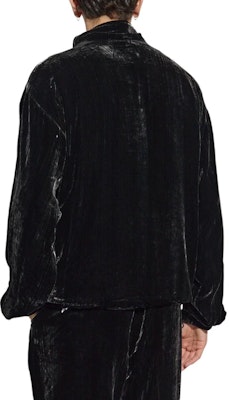 DIESEL Black Loose-Fit Ribbed Hem Drop Shoulder Jacket. A141170LIBW9XX Shop DIESEL Black Loose-Fit Ribbed Hem Drop Shoulder Jacket. A141170LIBW9XX