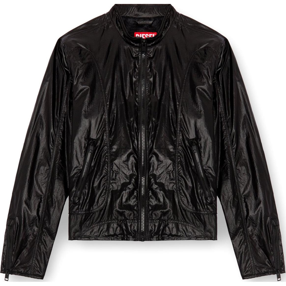 Order DIESEL 黑色防撕面料长袖拉链夹克 A14410ONKBK-9XX