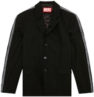 DIESEL Black Single-Breasted Long-Sleeve Blazer Jacket A104150HJAF-9XX DIESEL Black Single-Breasted Long-Sleeve Blazer Jacket A104150HJAF-9XX