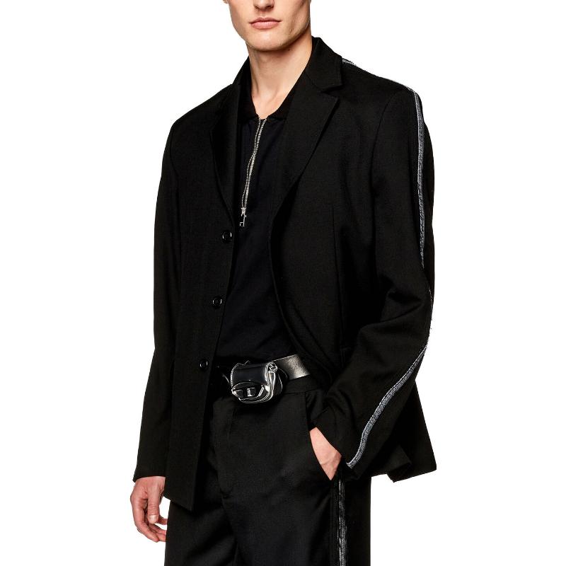 Purchase DIESEL 黑色单排扣长袖西装外套 A104150HJAF-9XX