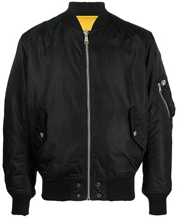 diesel-black-solid-color-logo-patch-zipper-jacket-a062900-kbat-9-xx