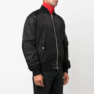 DIESEL 黑色纯色标志贴拉链夹克 A062900KBAT9XX Purchase DIESEL 黑色纯色标志贴拉链夹克 A062900KBAT9XX