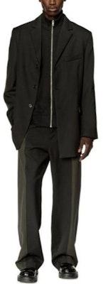 DIESEL 黑色單排扣長袖外套 A104400CKAQ9XX Lookbook DIESEL 黑色單排扣長袖外套 A104400CKAQ9XX