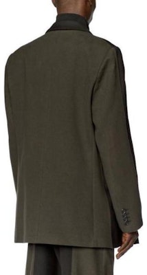 DIESEL 黑色單排扣長袖外套 A104400CKAQ9XX Shop DIESEL 黑色單排扣長袖外套 A104400CKAQ9XX