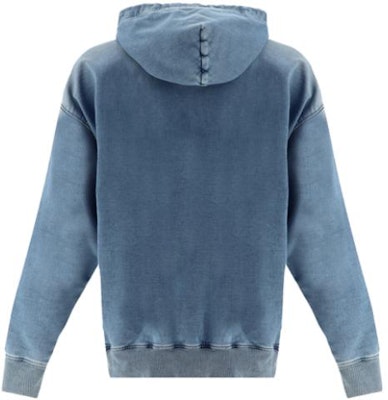 DIESEL Hoodie Denim Biru dengan Tali Serut. A03939068FK-01 Lookbook DIESEL Hoodie Denim Biru dengan Tali Serut. A03939068FK-01